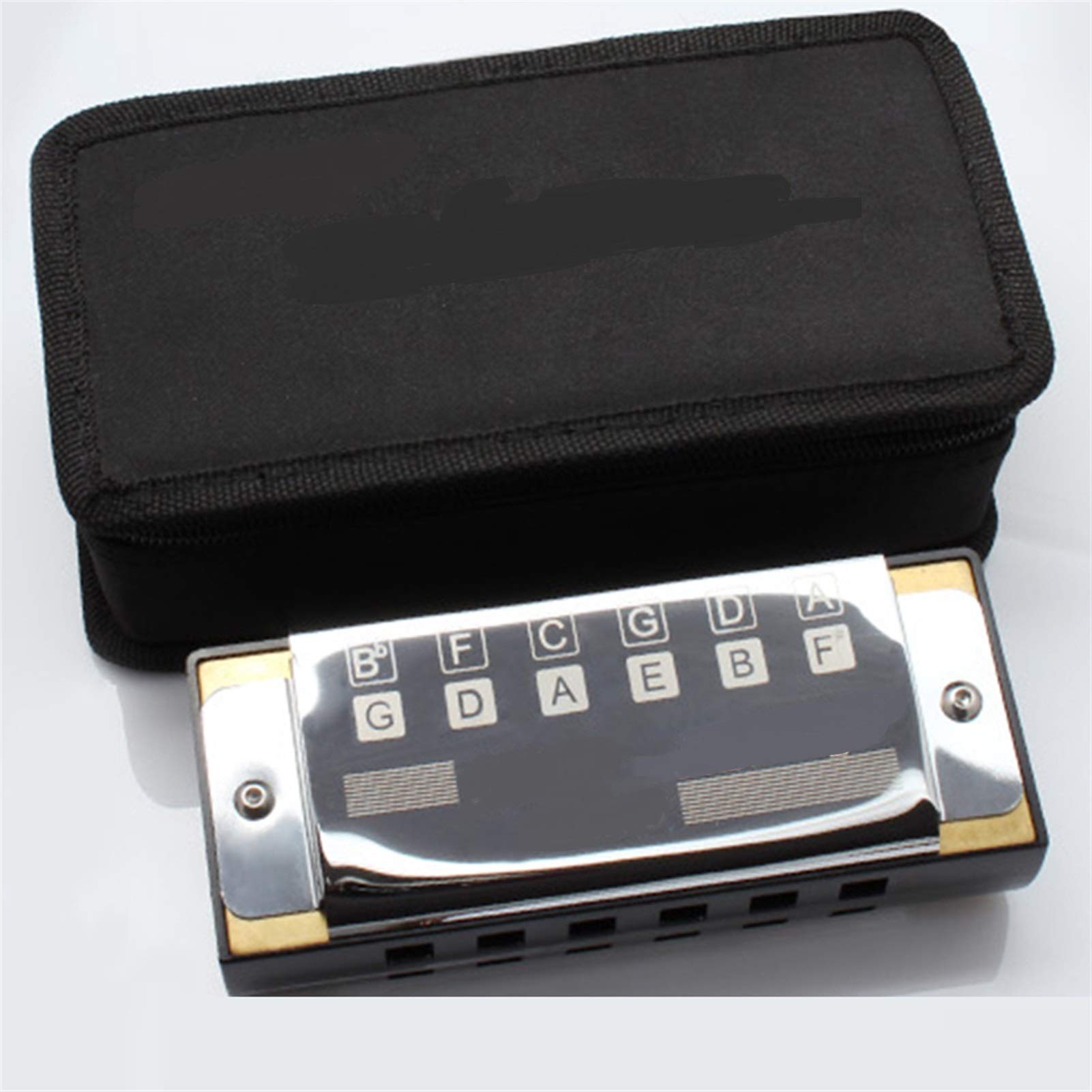 Bass Harmonica Pocket Ensemble Orchestral Harmonica 12 Holes Harp Mouth Organ Musical Instruments for Beginners
