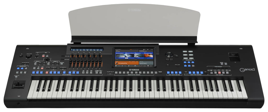 Yamaha 76-Key Flagship Arranger Keyboard, Voice and Style Library, Chord Looper, 9-Inch Touch Screen GENOS2
