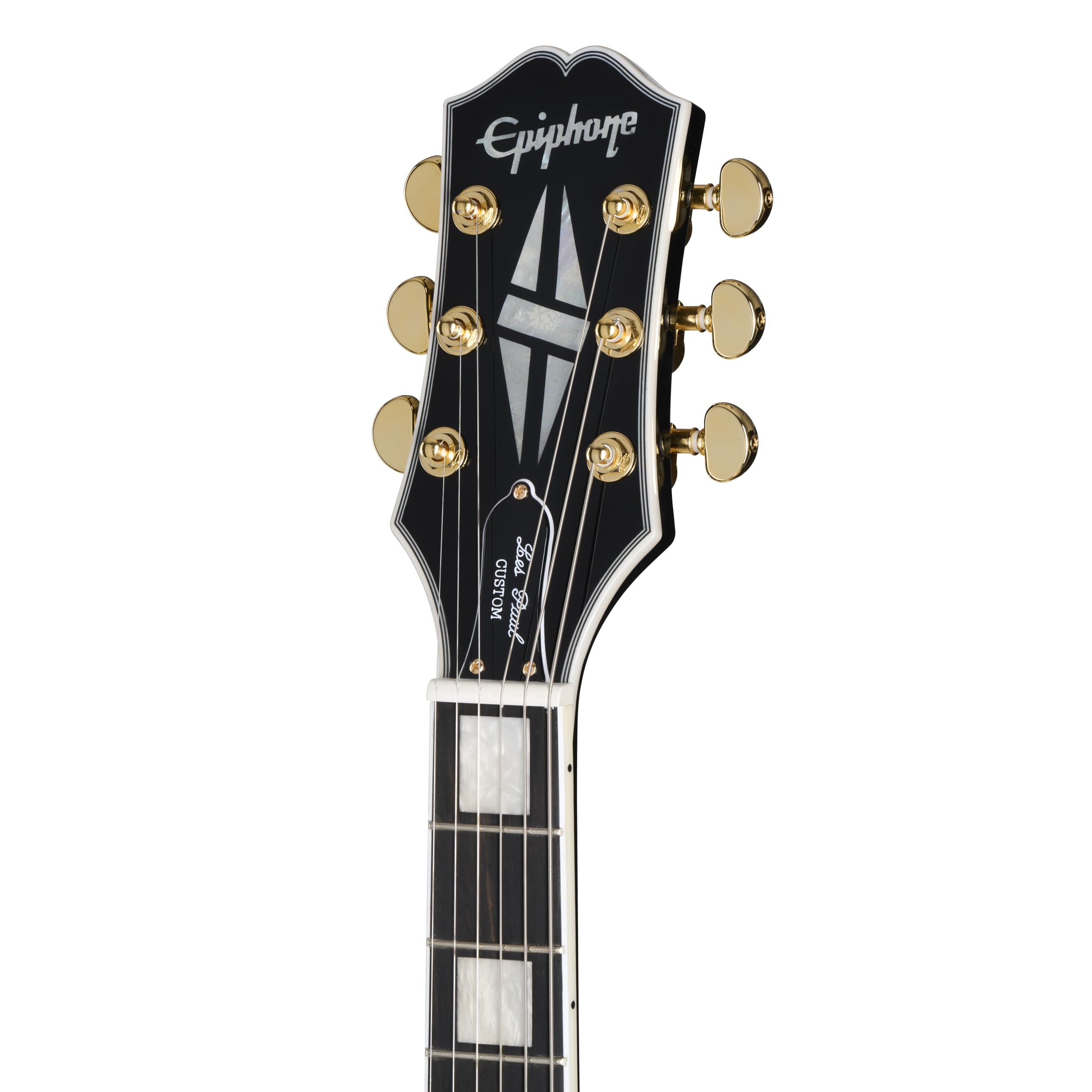 Epiphone Inspired by Gibson Les Paul Custom, Alpine White with Bag