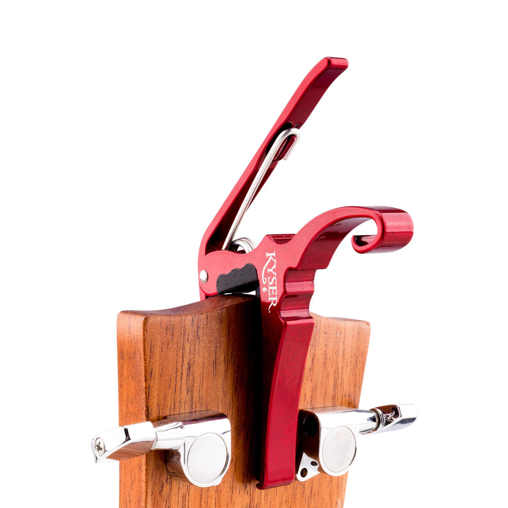 Kyser Quick-Change Guitar Capo for 6-string acoustic guitars, Black, KG6BA