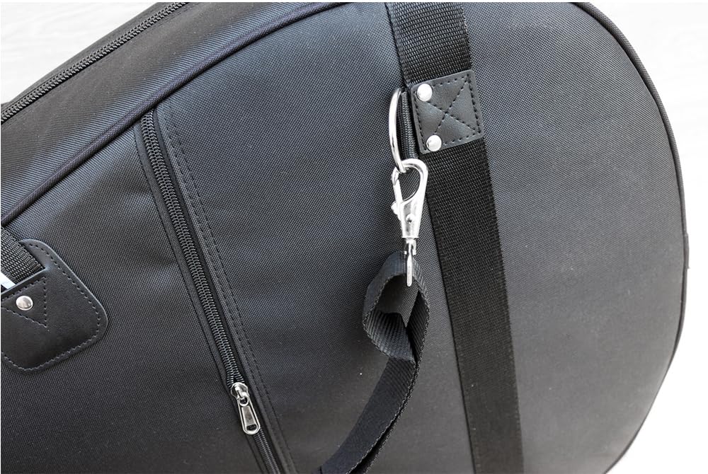Lightweight 4/4 Cello Case Gig Bag with Padded Backpack Straps,Heavy Duty Waterroof for Classic Electric Cello with Double Handles & Accessory Pockets (gray)