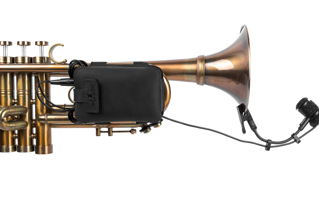 Trombone Mic Transmitter Pouch | Wireless Bodypack Holder for Stage, Studio & Live Performance