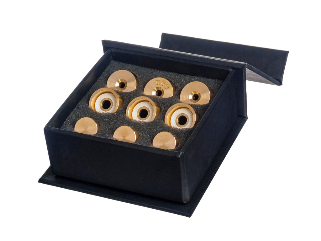 Trumpet Trim Kit for improving the sound. For all Bach Stradivarius Trumpet. Custom made KGUBrass (HEAVY, Antique Bronze Lacquer)