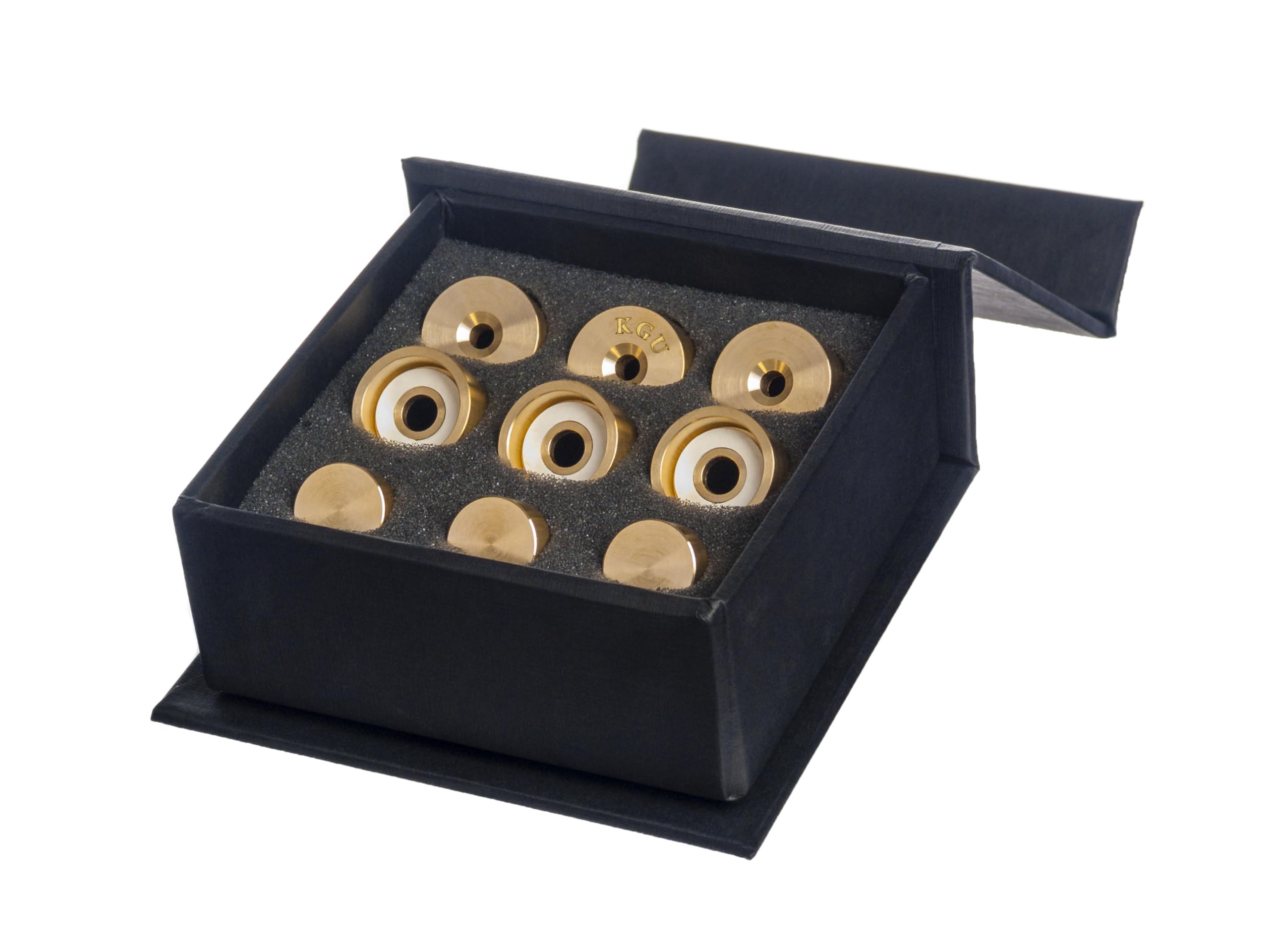 Trumpet Trim Kit for improving the sound. For all Bach Stradivarius Trumpet. Custom made KGUBrass (HEAVY, Antique Bronze Lacquer)