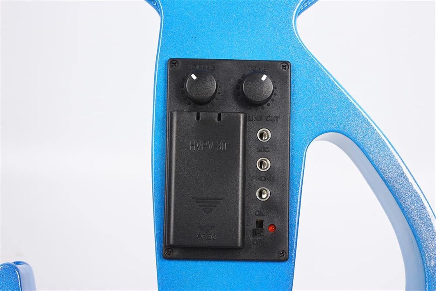 Cello Kit Violin Blue 4/4 Electric Silent Violin Hand-Made Case+Bow+Cable