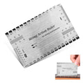 Guitar Action Gauge Ruler,Stainless Steel String Action Ruler for Guitar Repairing Luthier Action Gauge