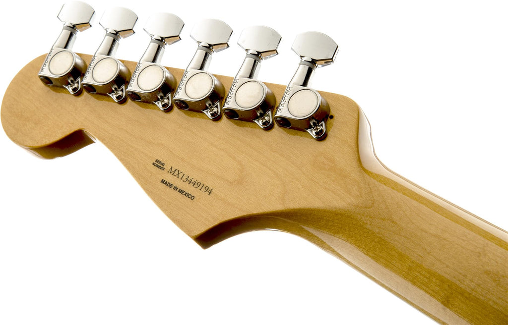 Fender Johnny Marr Jaguar - Olympic White Bundle with Tweed Case, Cable, Strap, and Guitar Cleaning Kit