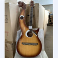 41 Inches 6/6/8 Strings Harp Acoustic Guitar 6-6-8 Strings Lyra Double Necks Electric Acoustic Guitar Guitar (Color : Harp Only) (Harp Only) (Harp Only One Size) (Harp Bag and Case One Size)