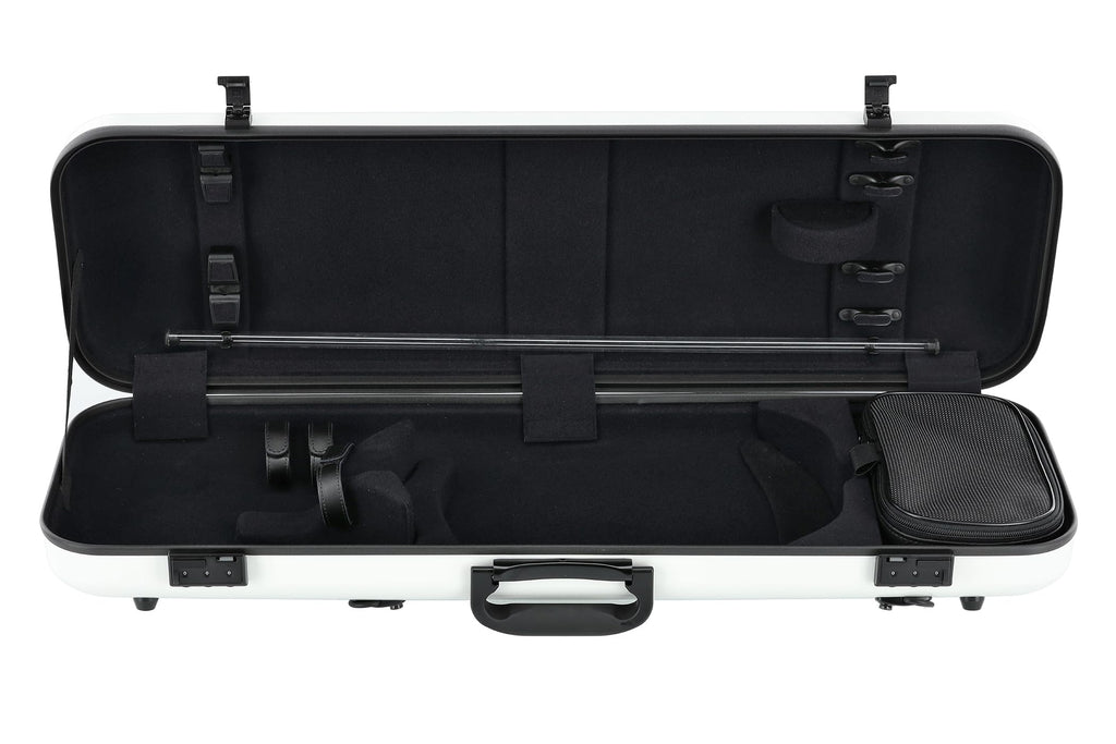 GEWA AIR 2.1 Violin Case Black High Gloss with Additional Side Handle Made in Germany