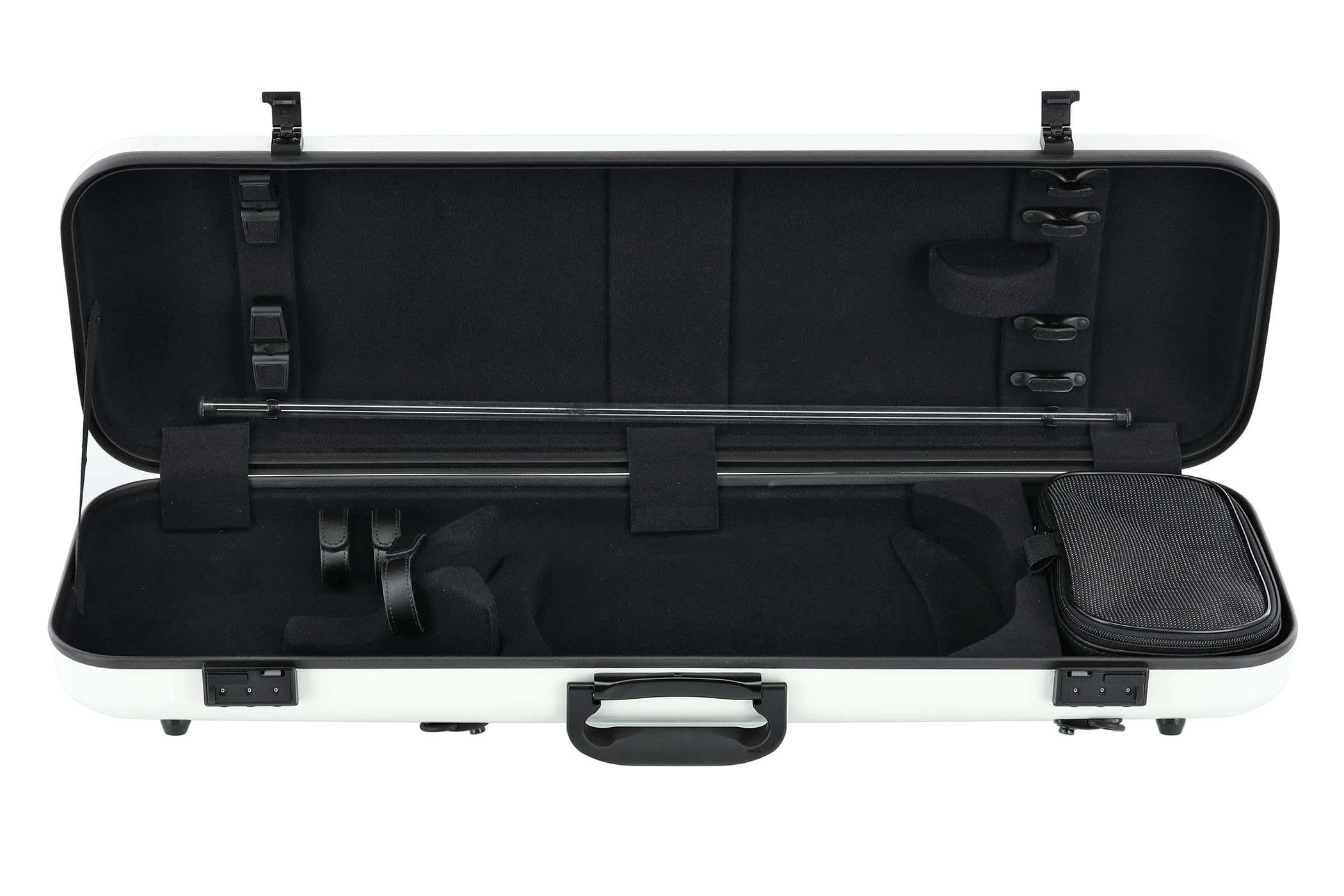 GEWA AIR 2.1 Violin Case Black High Gloss with Additional Side Handle Made in Germany
