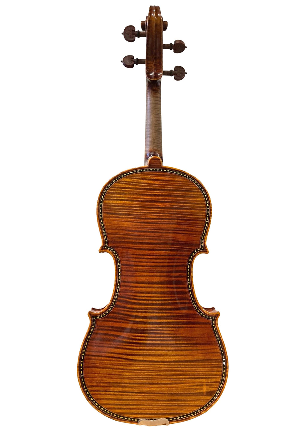 Violin with Dominant strings – Model 601F – Double Purfling with Dot-and-Diamond Inlay