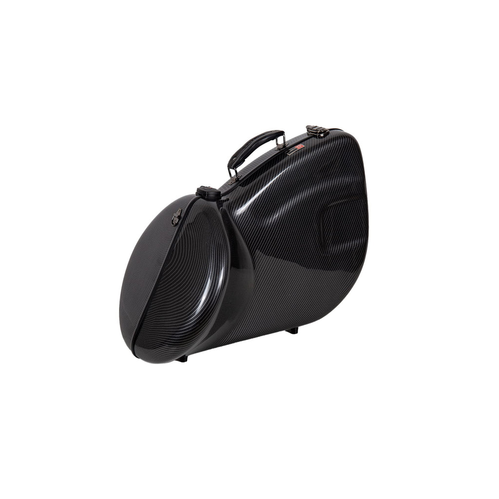 Crossrock Composite Carbon Fiber Hard-shell case for F-Trigger or Straight Trombone with TSA lock-Black(CRF3000TBBK)