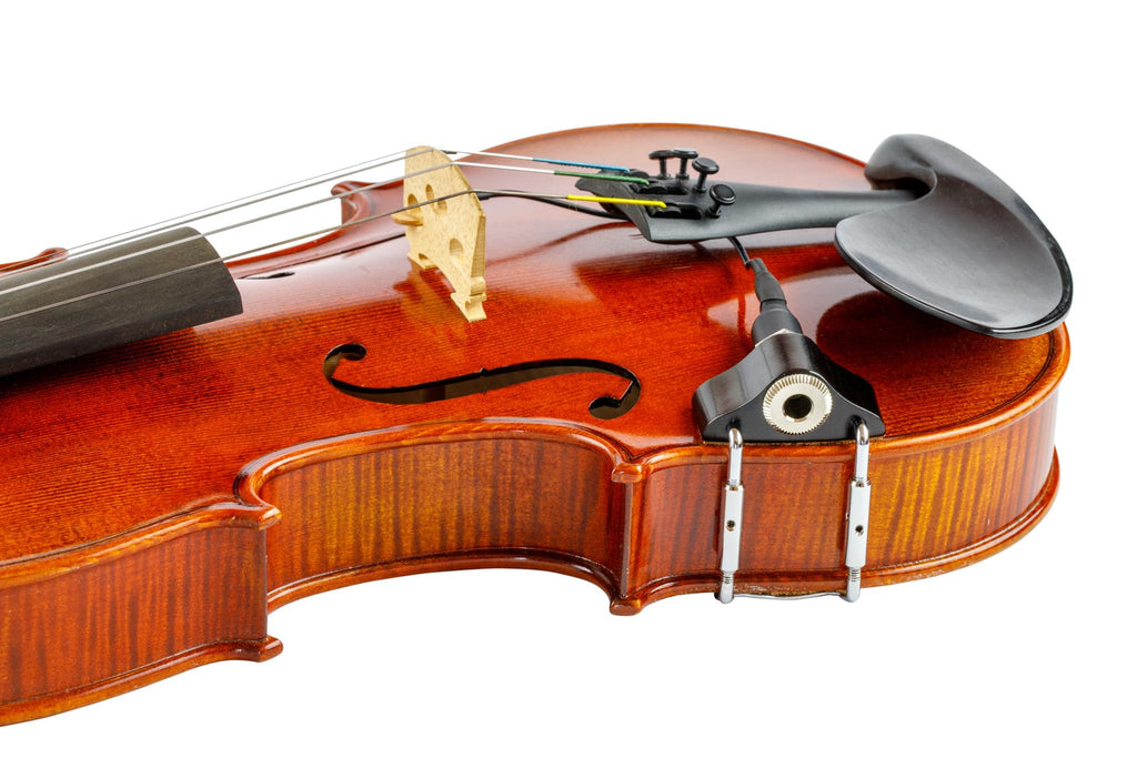 KNA VV-3 Portable Piezo Pickup for Violin and Viola – Lightweight Bridge-Mounted Sensor, Natural Acoustic Sound, Easy Installation, 1/4" Output Jack, No Instrument Modification, Handcrafted in Europe