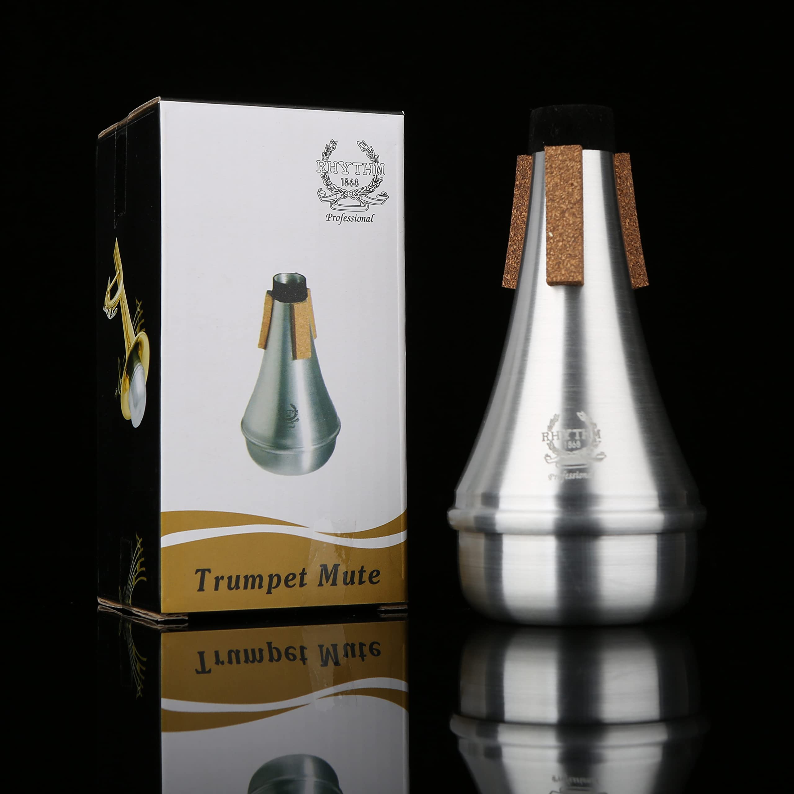 Rhythm Trumpet Mute,Trumpet Mute Silencer,Lightweight Aluminum Trumpet Practice Mute