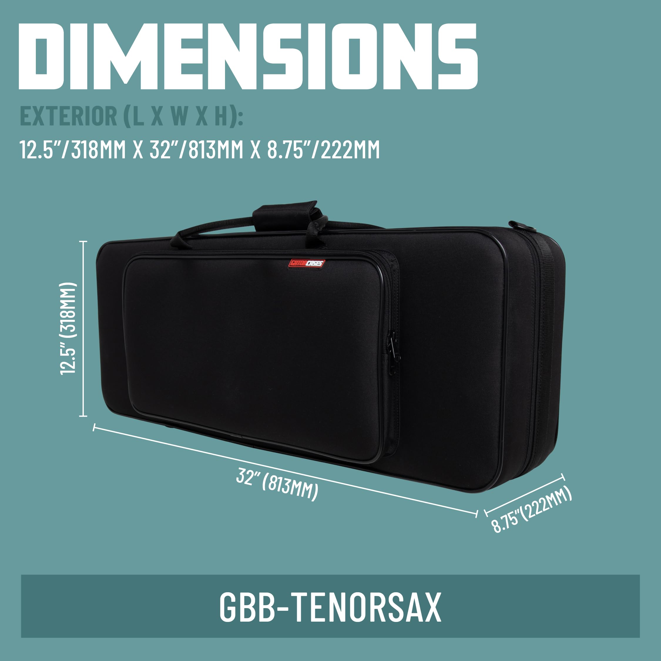 Gator Cases Largo Series Lightweight Beginner Case for Tenor Trombone; (GBB-TROMBONE)