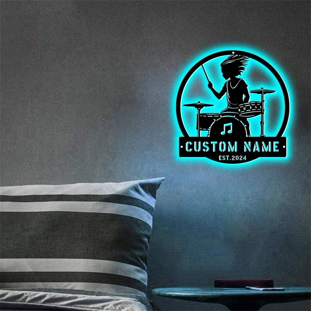 Personalzied Guitarist Name Wall Sign LED Lights Custom Cello Wall Art Music Neon Sign Electric Guitar Night Light Rock DJ LED Lamp Music Studio Plaque Musical Shed Name Plaque for Teacher