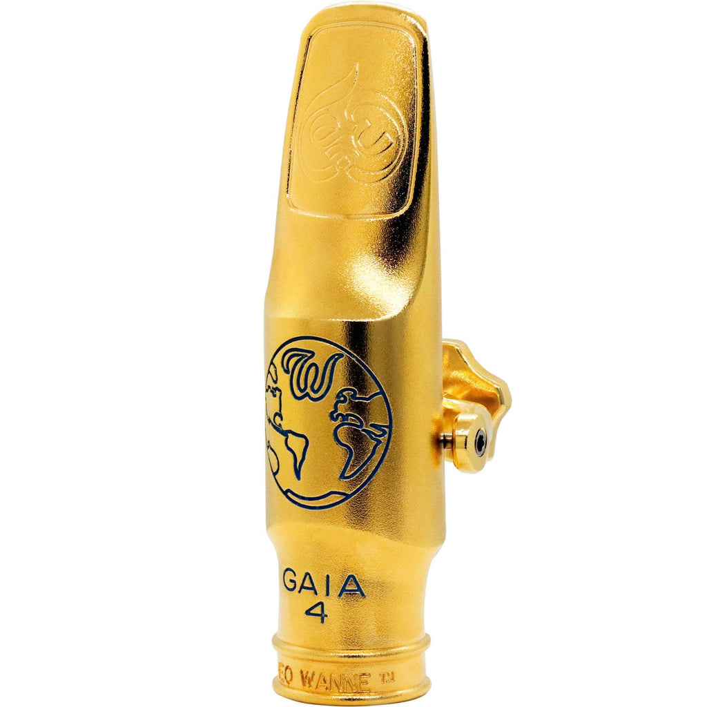 Theo Wanne Vintage Gaia 4 Alto Saxophone Mouthpiece - Roll-Over Shark Gill Baffle - Full, Rich and Fat Traditional Sound – Large Stadium Chamber - Includes Reed Replacer Cap