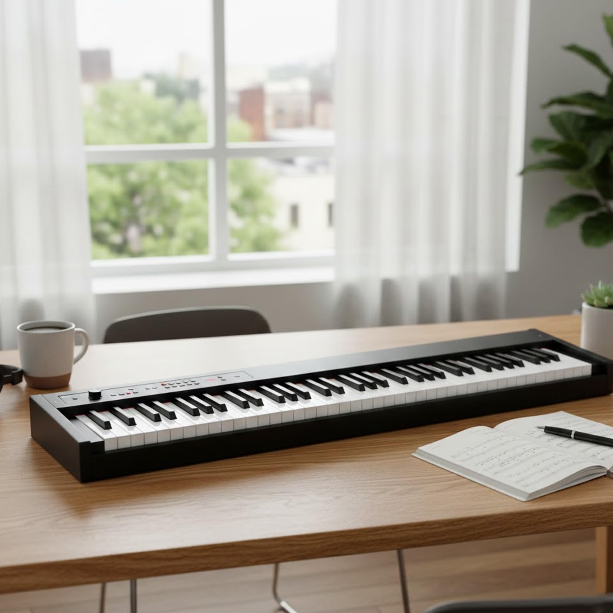 Korg XE20 Digital Ensemble Piano Bundle with Adjustable Stand, Bench, Power Supply, Damper Pedal, Keyboard Cover, Instructional Book, Austin Bazaar Instructional DVD, and Polishing Cloth