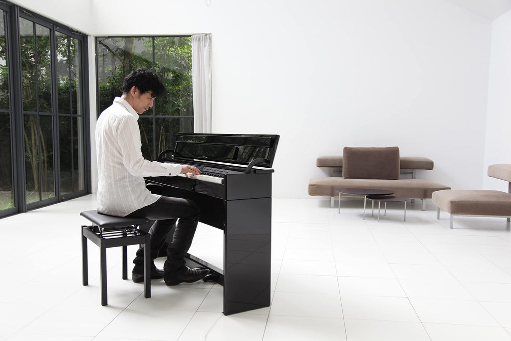 Roland DP-603 88-key Digital Piano with Authentic Grand Piano Touch and Bluetooth, Polished Ebony (DP-603-PE)