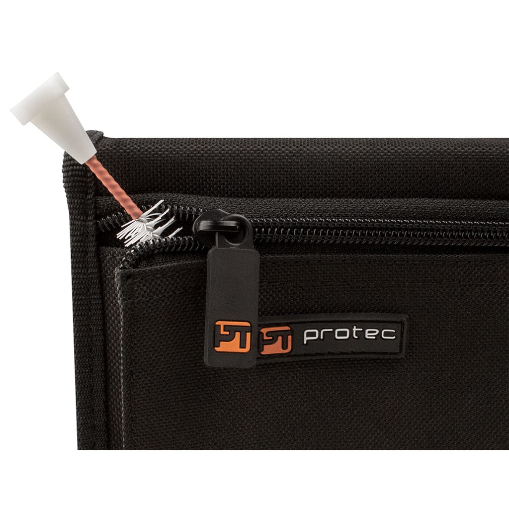Protec Trumpet/Small Brass Multiple (4-Piece) Nylon Mouthpiece Pouch with Zipper Closure, Model A221ZIP