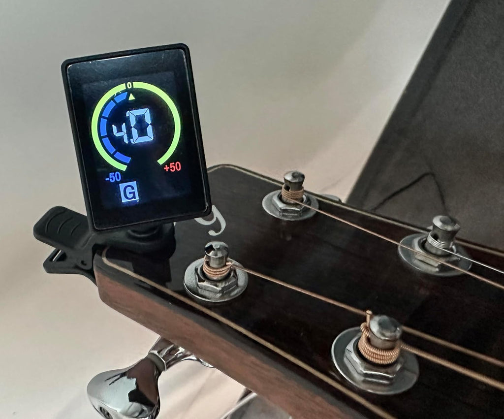 Antonio Giuliani Rechargeable Clip on Instrument Tuner - Violin, Guitar, Viola, Cello, Bass