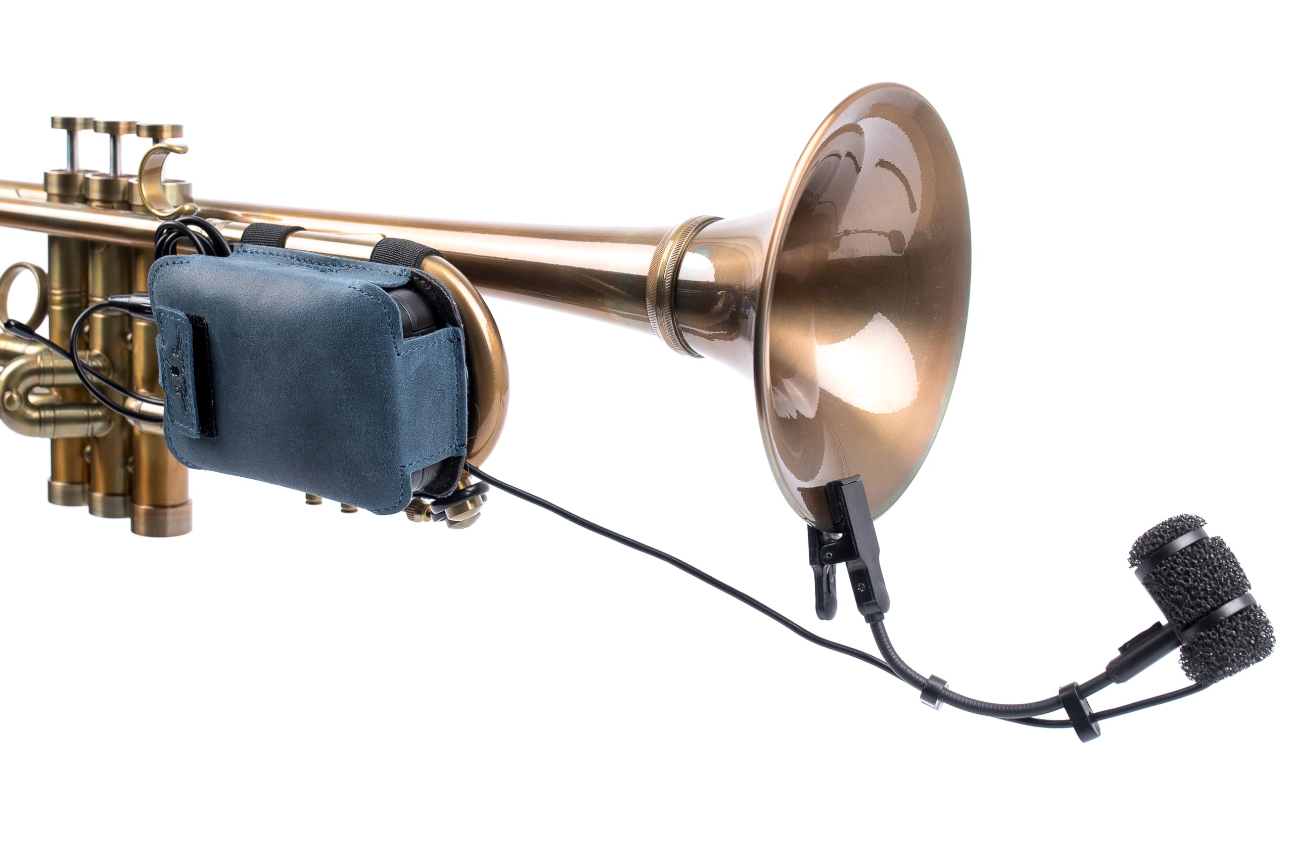 Trombone Mic Transmitter Pouch | Wireless Bodypack Holder for Stage, Studio & Live Performance