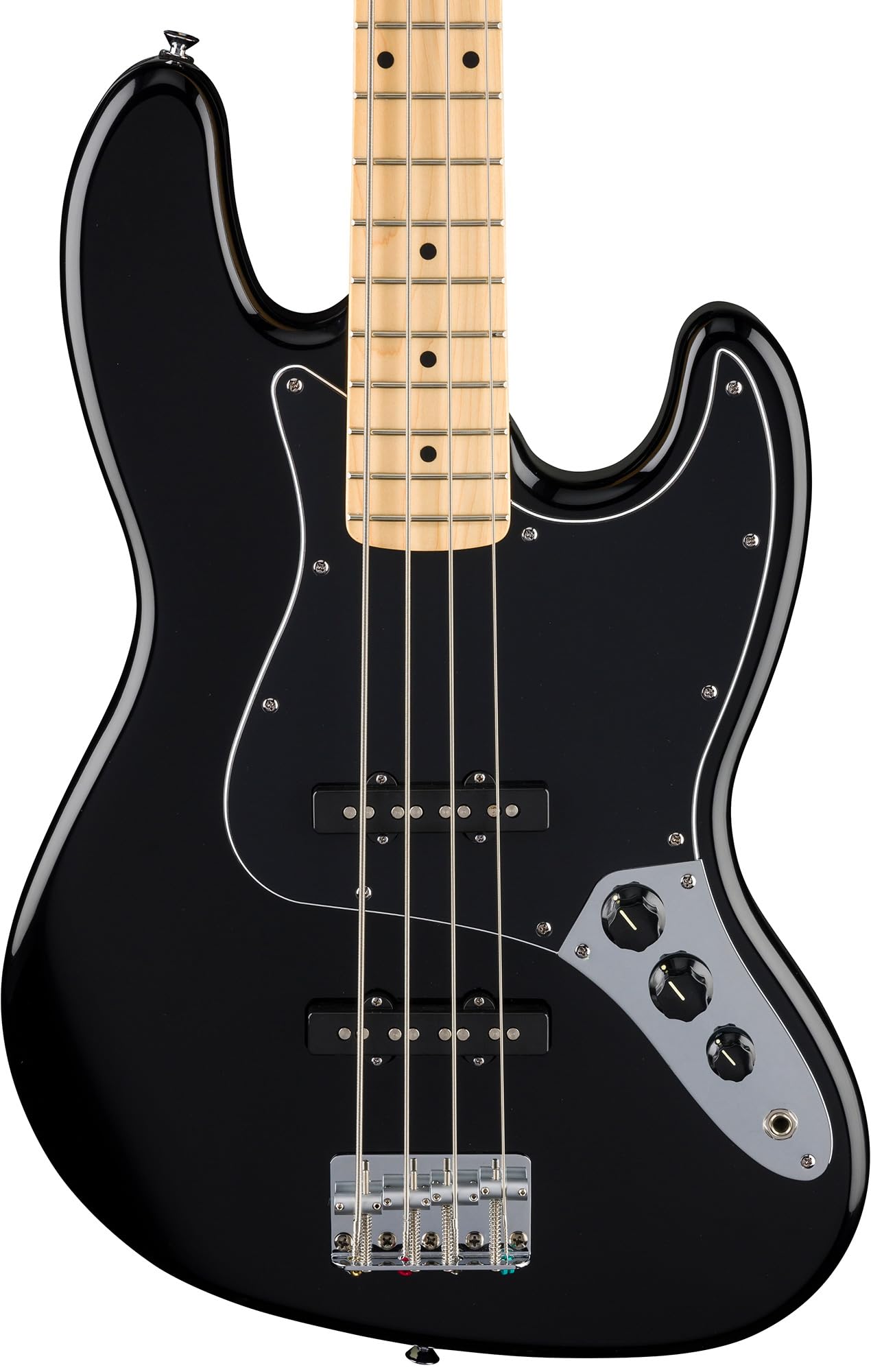 Fender Standard Jazz Bass - Olympic White Bundle with Strap, Guitar Cleaning Kit and Austin Bazaar Instructional Video