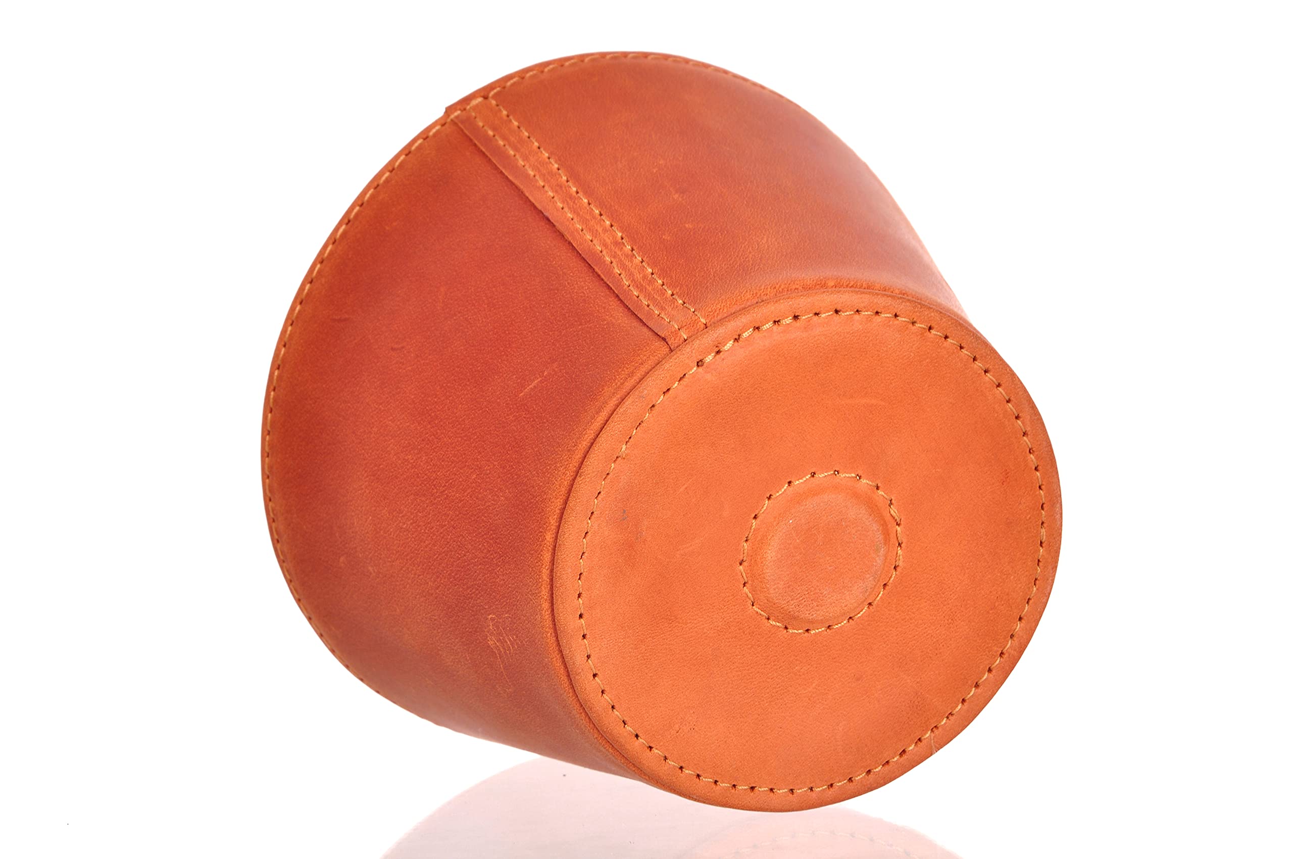 Trombone magnetic mute, lightweight leather mute for jazz and classical trombone players by MG Leather Work (Black)