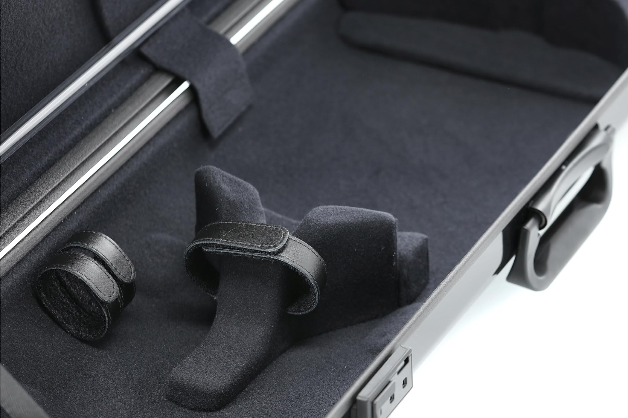 GEWA AIR 2.1 Violin Case Black High Gloss with Additional Side Handle Made in Germany