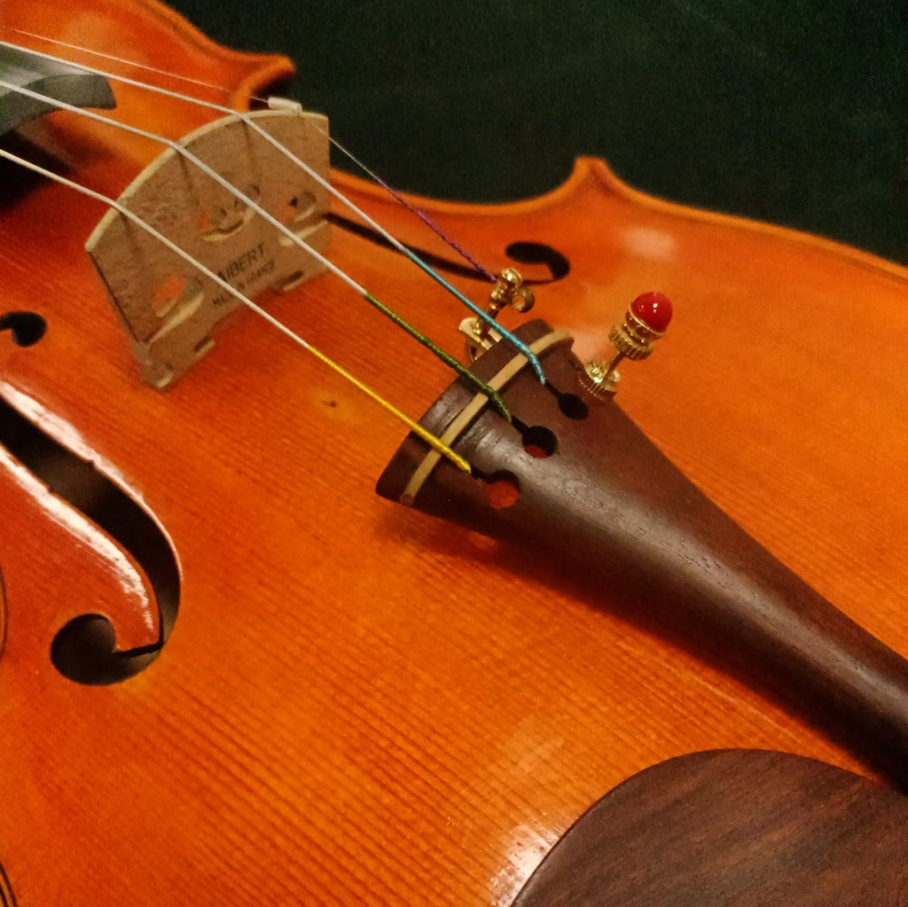 Handmade Creative Violin Fine Tuning Violin Tuners Violin Screw Violin String Adjusters for 3/4 4/4 Violins (20-Sapphire) Fiddle Fine Tuner
