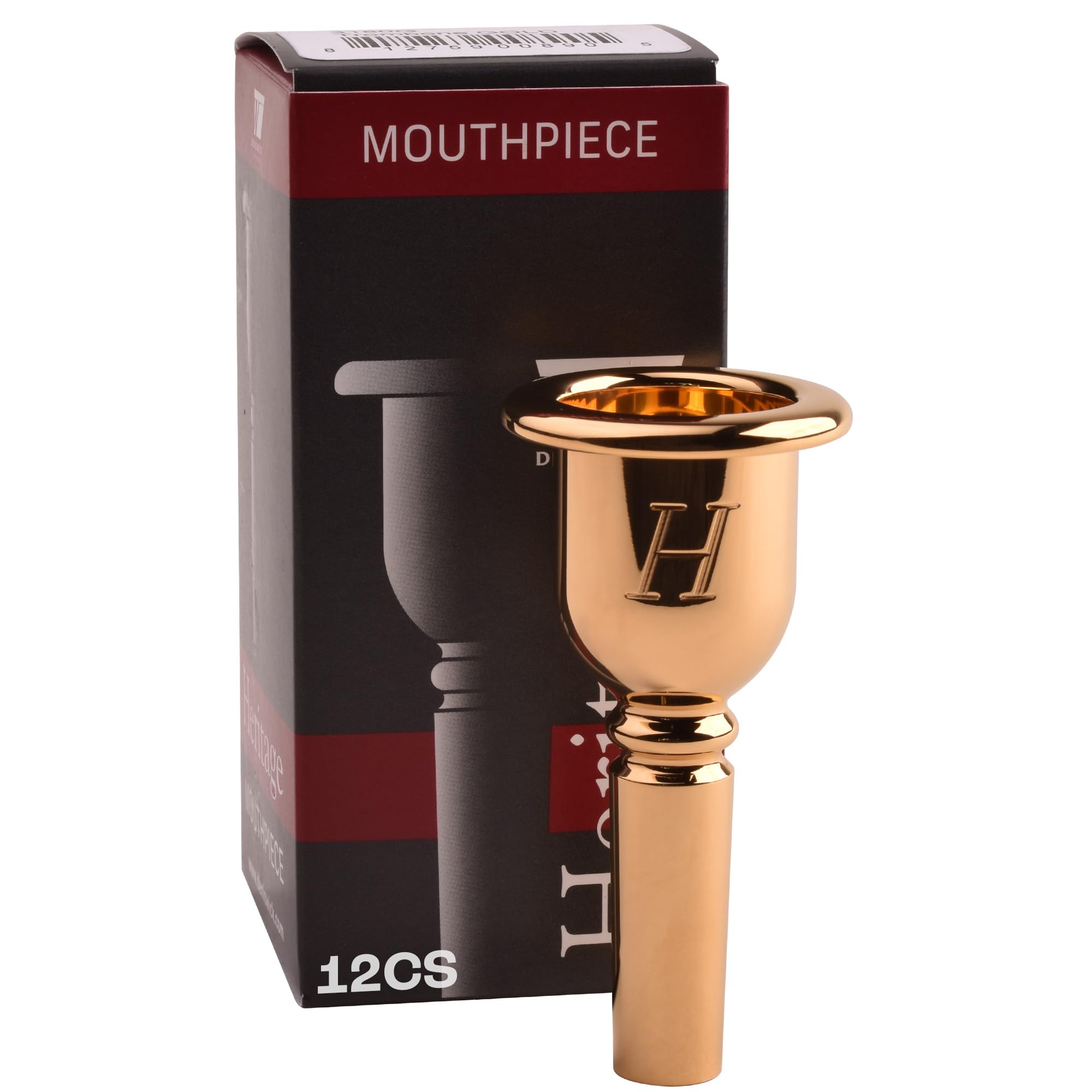 Denis Wick Heritage Trombone Mouthpiece Gold-Plated, 3180G-1AL - Open Backbore for Balanced Airflow & Tone - Large Shank Fitting Trombone Accessories for Effortless Articulation 27.10 x 6.10 x 7.45mm