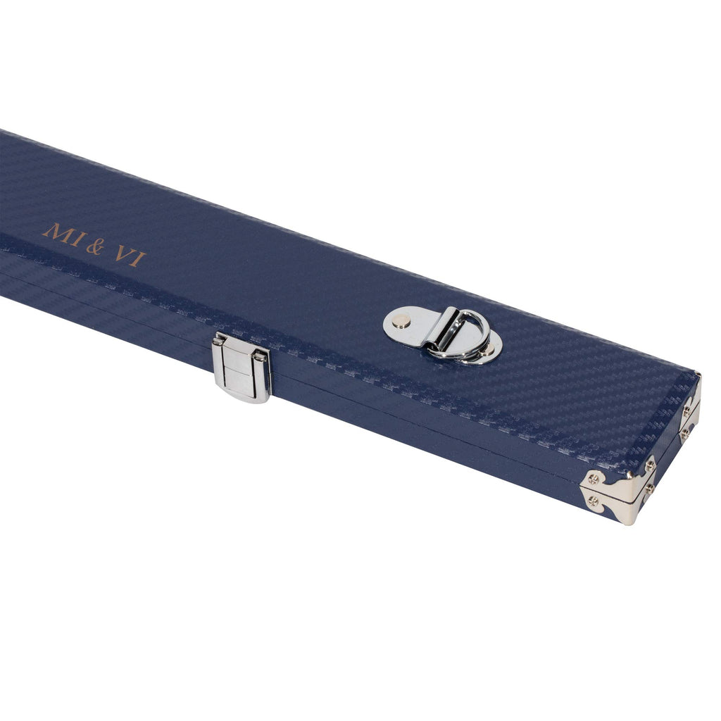 MI&VI High-Density Bow Case for (1) Single Violin/Viola/Cello Bow with Adjustable Shoulder Strap in Blue - By MIVI Music (Blue)