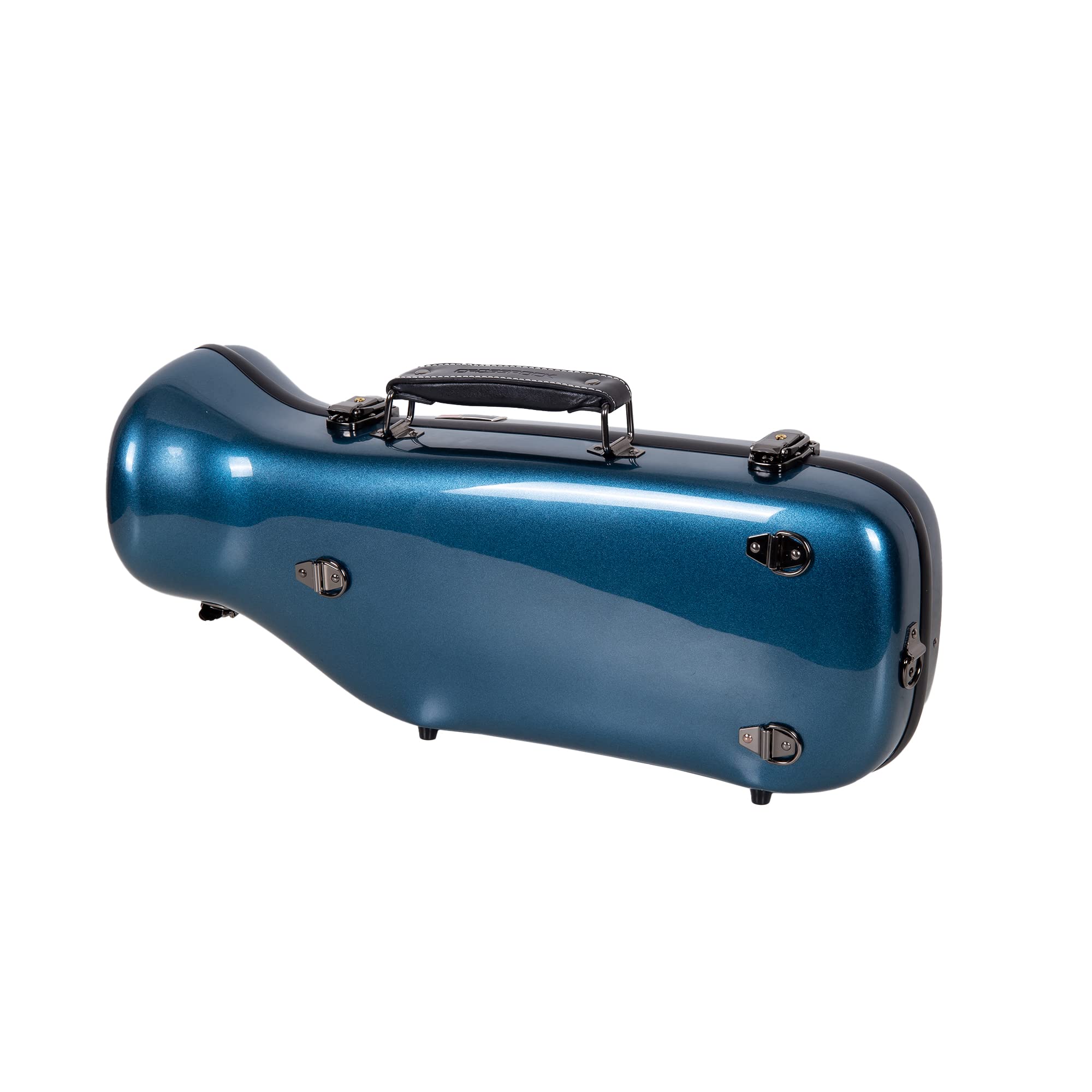 Crossrock Fiberglass Case fits for Trumpet with removable shoulder straps-Black(CRF1020TRBK)