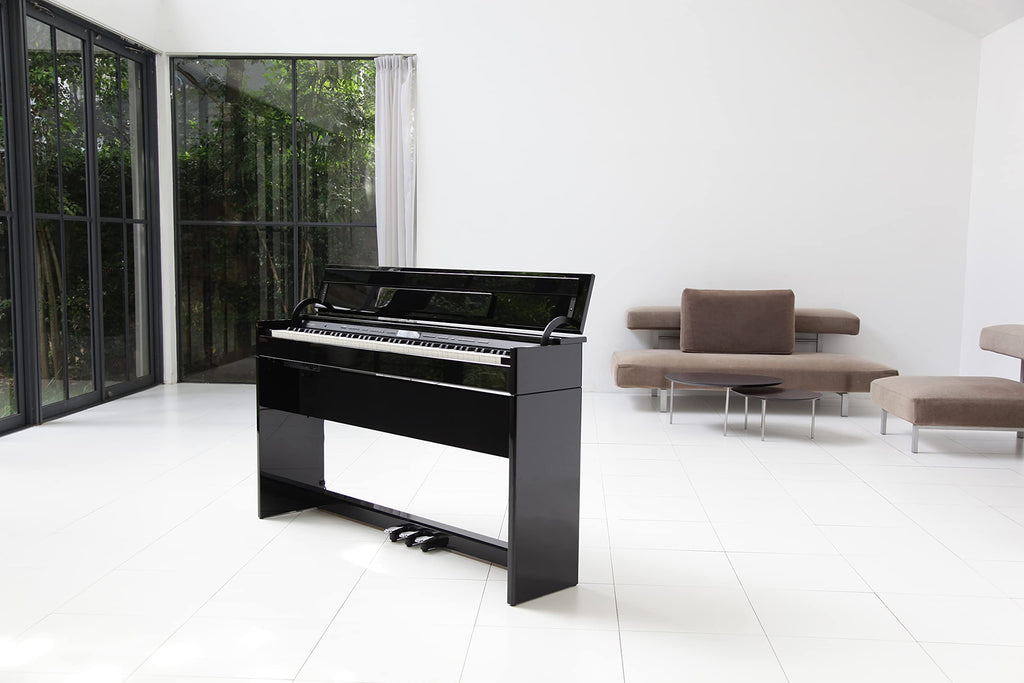 Roland DP-603 88-key Digital Piano with Authentic Grand Piano Touch and Bluetooth, Polished Ebony (DP-603-PE)