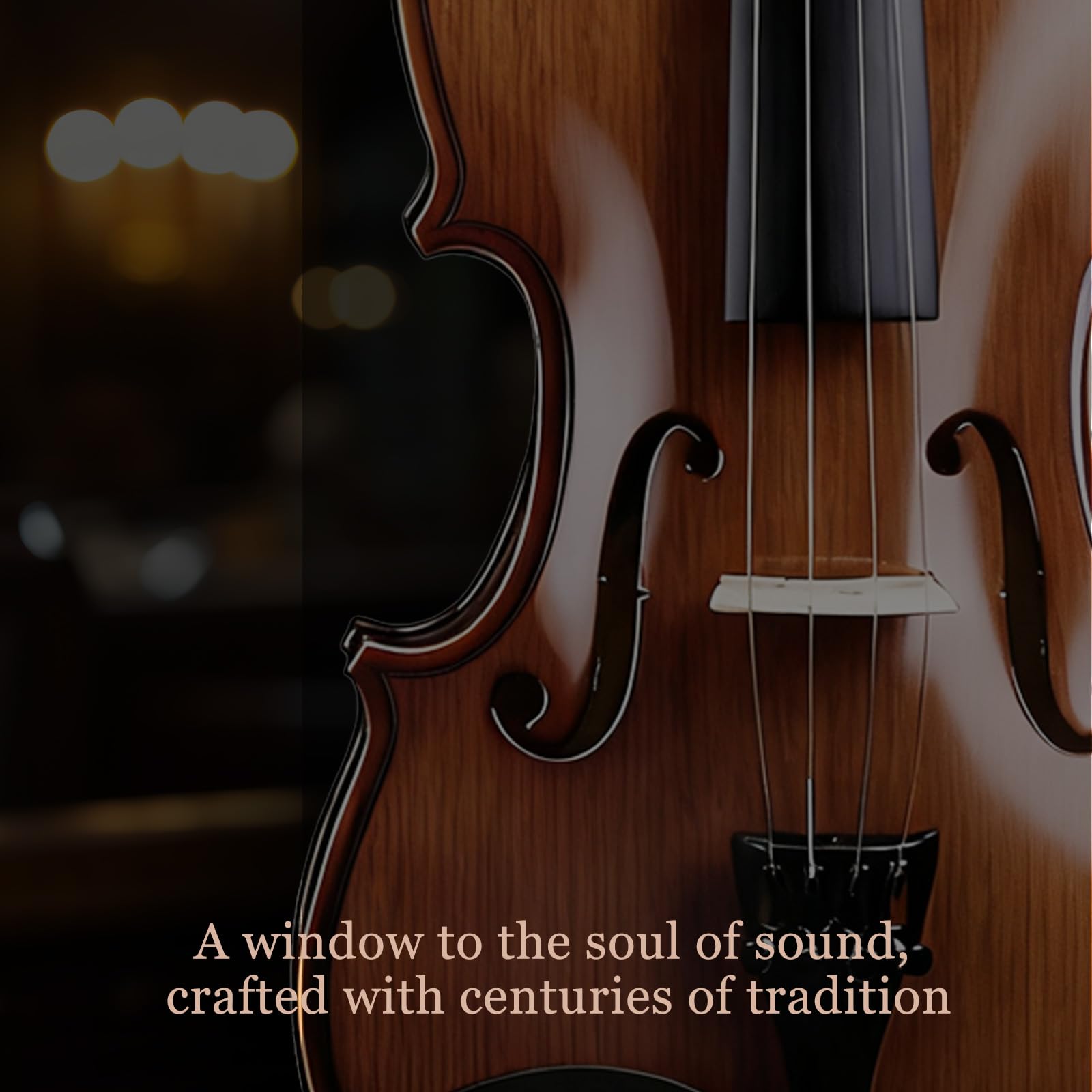 Allset Violin Fiddle Set: 4/4 Polished Violin Kit for Beginners, Acoustic Violin with Hard Case, Solidwood Handmade Starter Kit with Bow, Rosin, Shoulder Rest, Tuner, Strings-Burgundy (yellow, Full)