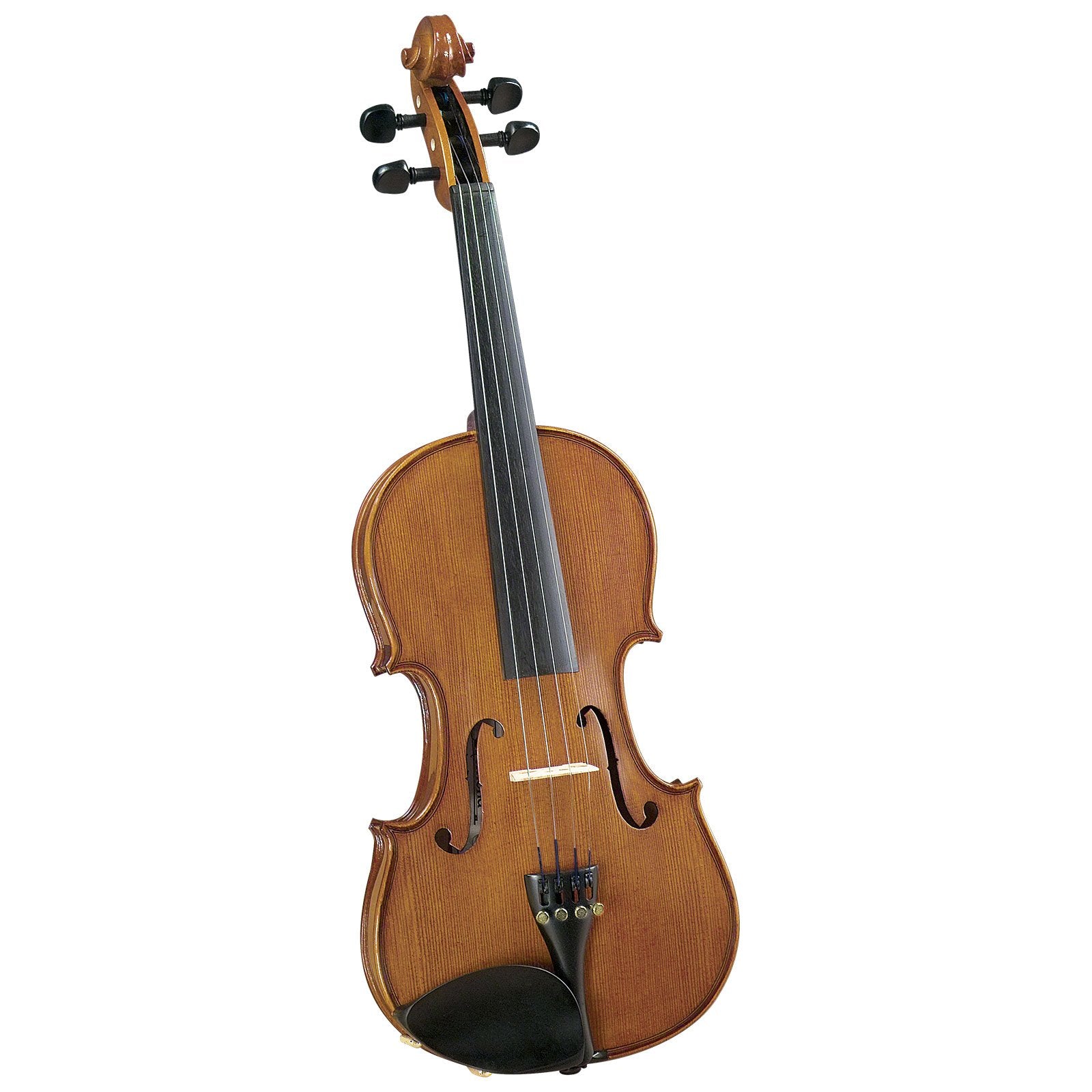 Cremona SV-175 4/4 Premier Student Violin Outfit – Solid Spruce Top, Maple Back, Ebony Fittings, Prelude Strings, Case & Bow for Beginner & Advancing Students