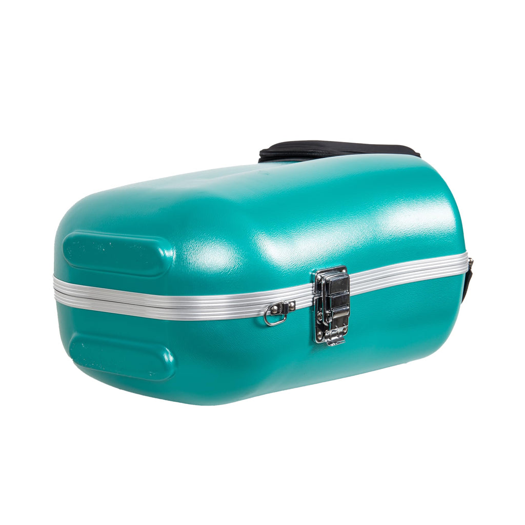 Crossrock ABS Trumpet Case for Bb Horn | Red Finish, Black Velvet Interior, Security Lock, Metal Feet & Detachable Strap