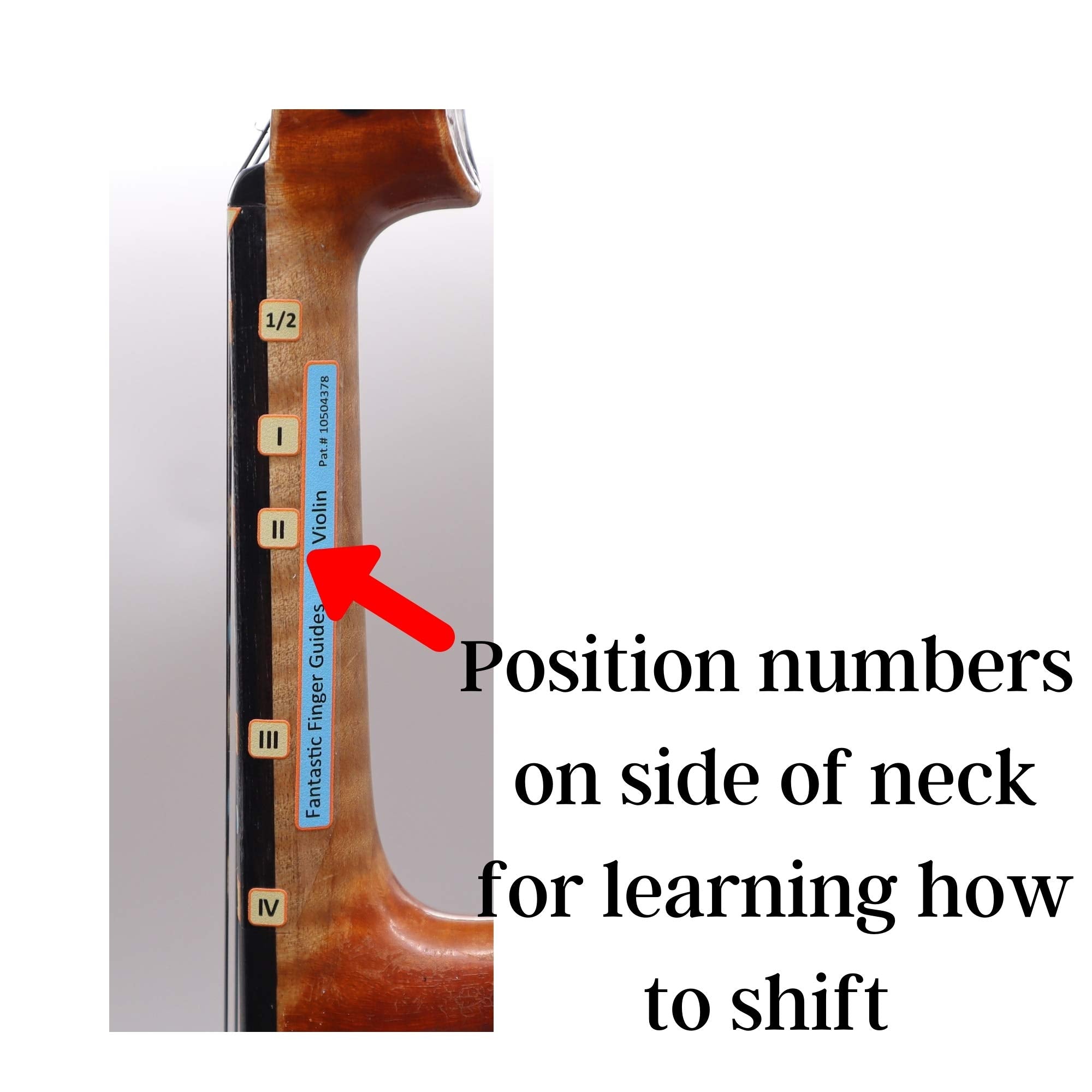 Fantastic Finger Guide for Violins Adult Beginner | Stringed Musical Instruments | Fingerboard and Fretboard Stickers for Learning All Notes | Play or Fiddle, 4/4-Size