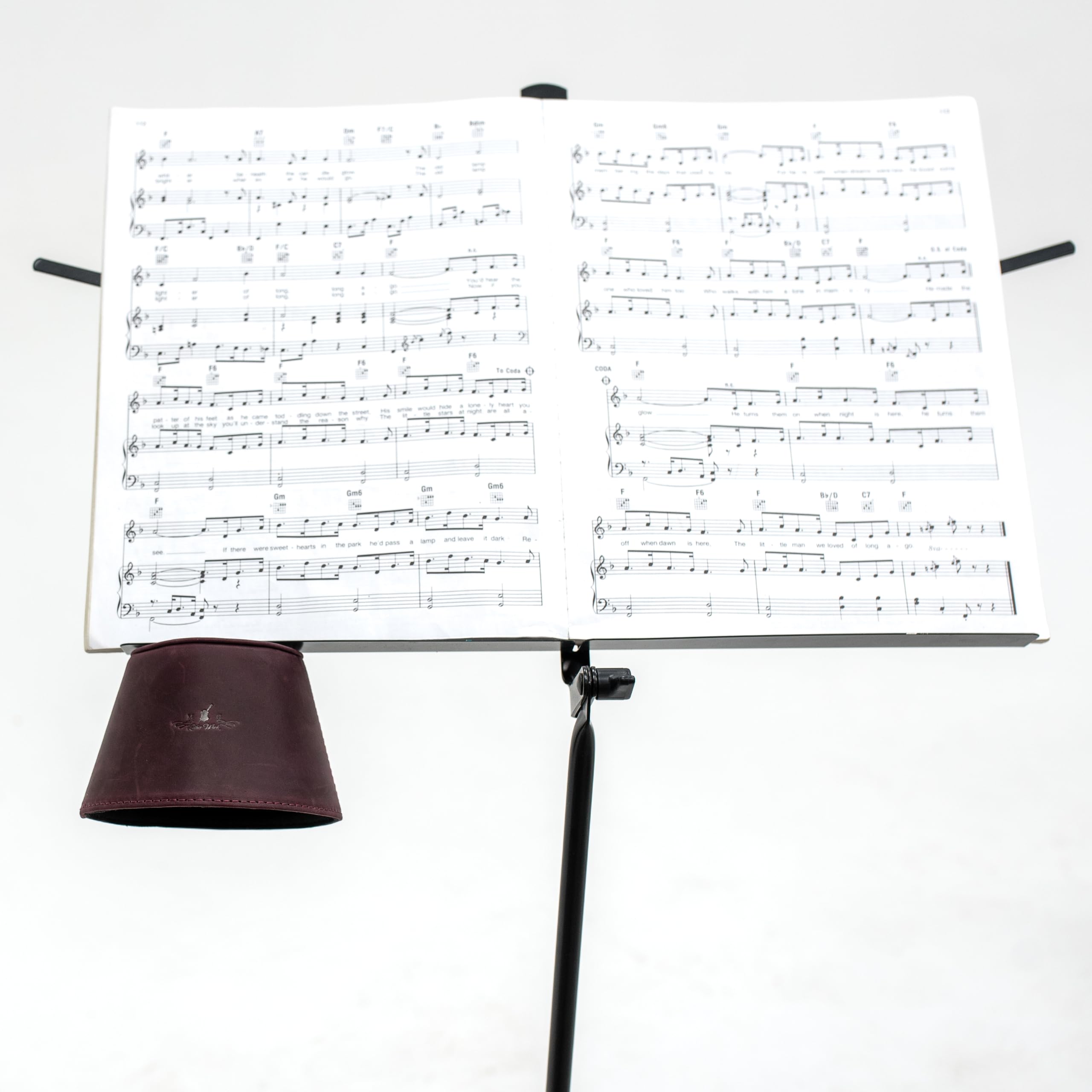 Trombone magnetic mute, lightweight leather mute for jazz and classical trombone players by MG Leather Work (Black)