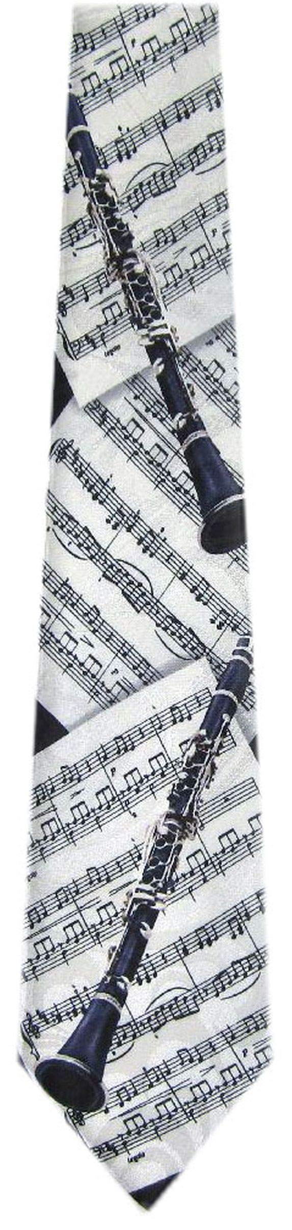 BUYYOURTIES Mens Musical Wind Instrument Neck Tie