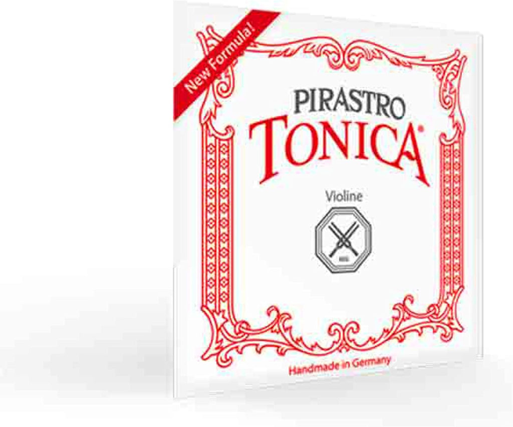 Pirastro Tonica 1/2-3/4 Size Violin String Set, Medium Gauge with Ball End E, Premium Strings Made With Fine Flexible Synthetic Nylon Core, Replacement Accessory for Professional and Student Violin