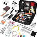 72Pcs Guitar Repair Tool Kit Maintenance Set with Strings & Tools | Complete guitar setup and maintenance kit with repair tools, strings, picks and storage case for players and technicians