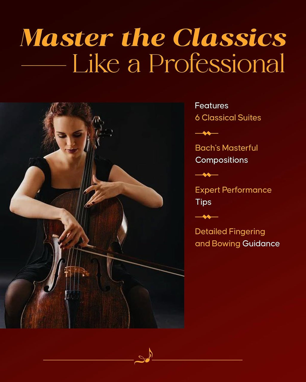 6 Suites for Violoncello Solo - Bach Cello Suites Book: Schirmer Library of Classics Volume 1565 (Schirmer's Library of Musical Classics)