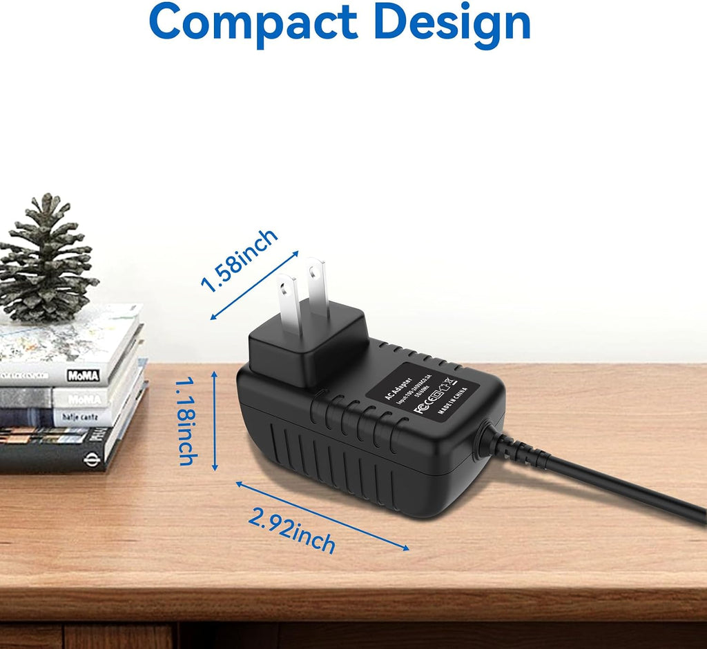 12V 2A AC Adapter Compatible with Model RS-AB02J00-B Power Supply Compatible with Cello TV