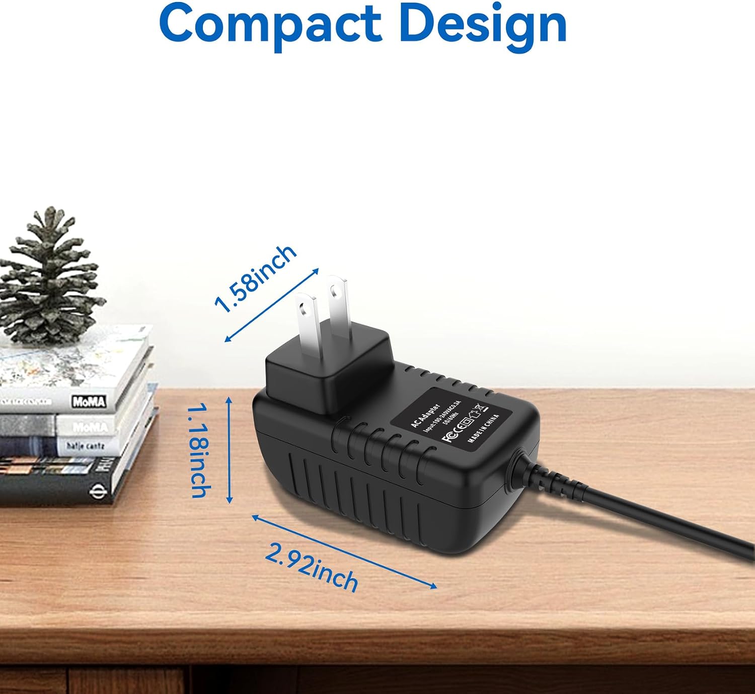 12V 2A AC Adapter Compatible with Model RS-AB02J00-B Power Supply Compatible with Cello TV