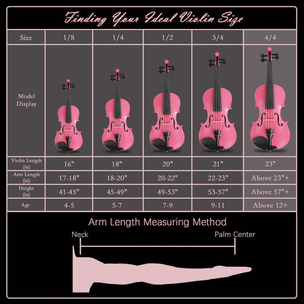 Beginner Violin 4/4, Full Size Violin for Adults, Teens, Student, Acoustic Fiddle Kit with Hard Case,Tuner,Mute,Shoulder Rest,Extra Strings,Cleaning Cloth,Learners Age 12+ (Reddish Brown)