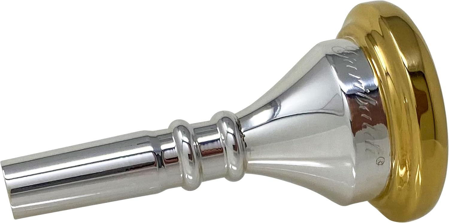 Garibaldi R19 Trombone Silver Plated Single-Cup Gold-Plated Rim Mouthpiece Size R19