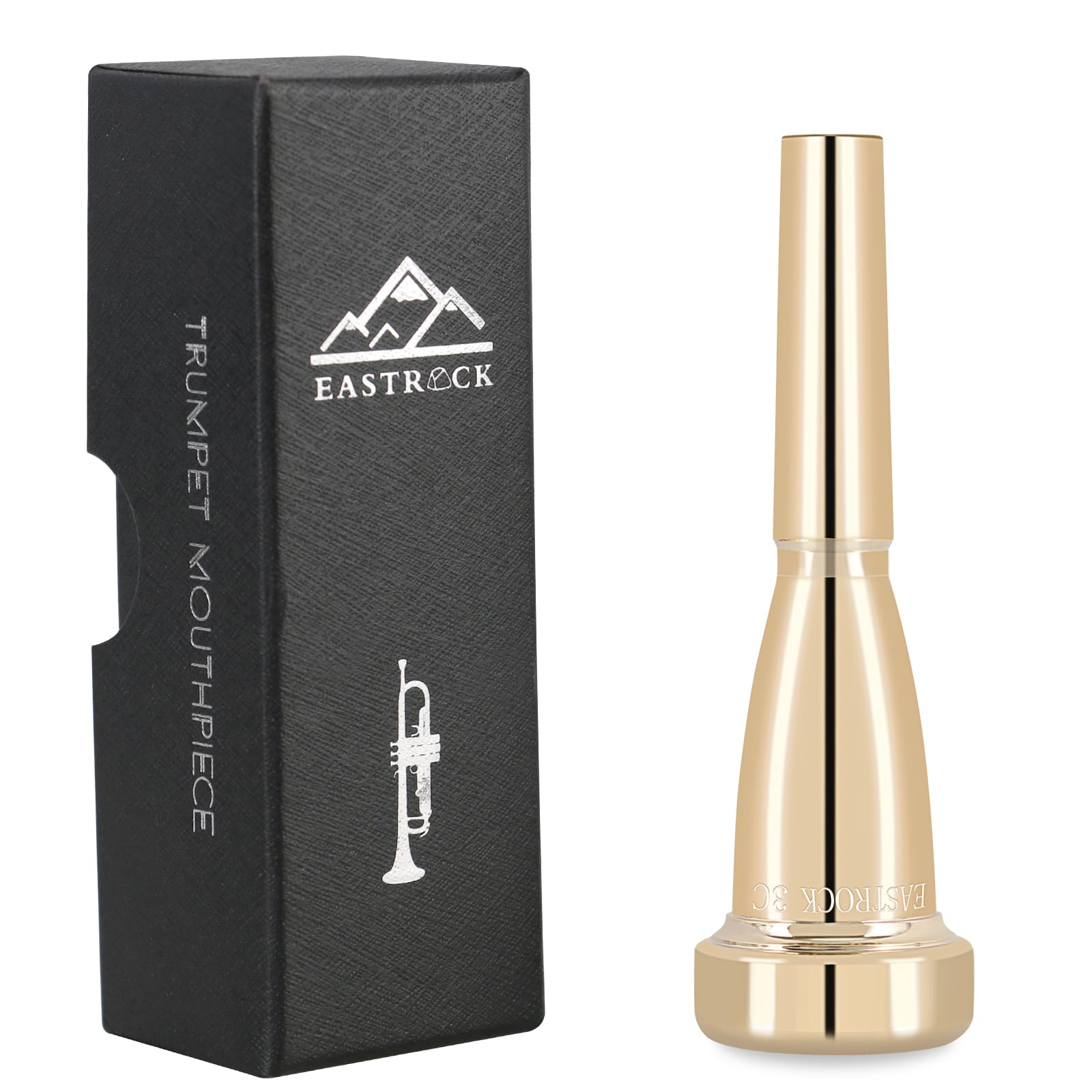 EASTROCK 7C Trumpet Mouthpiece Performance Type 7c Heavy Gold Vacuum Package Trumpet Instrument Accessories