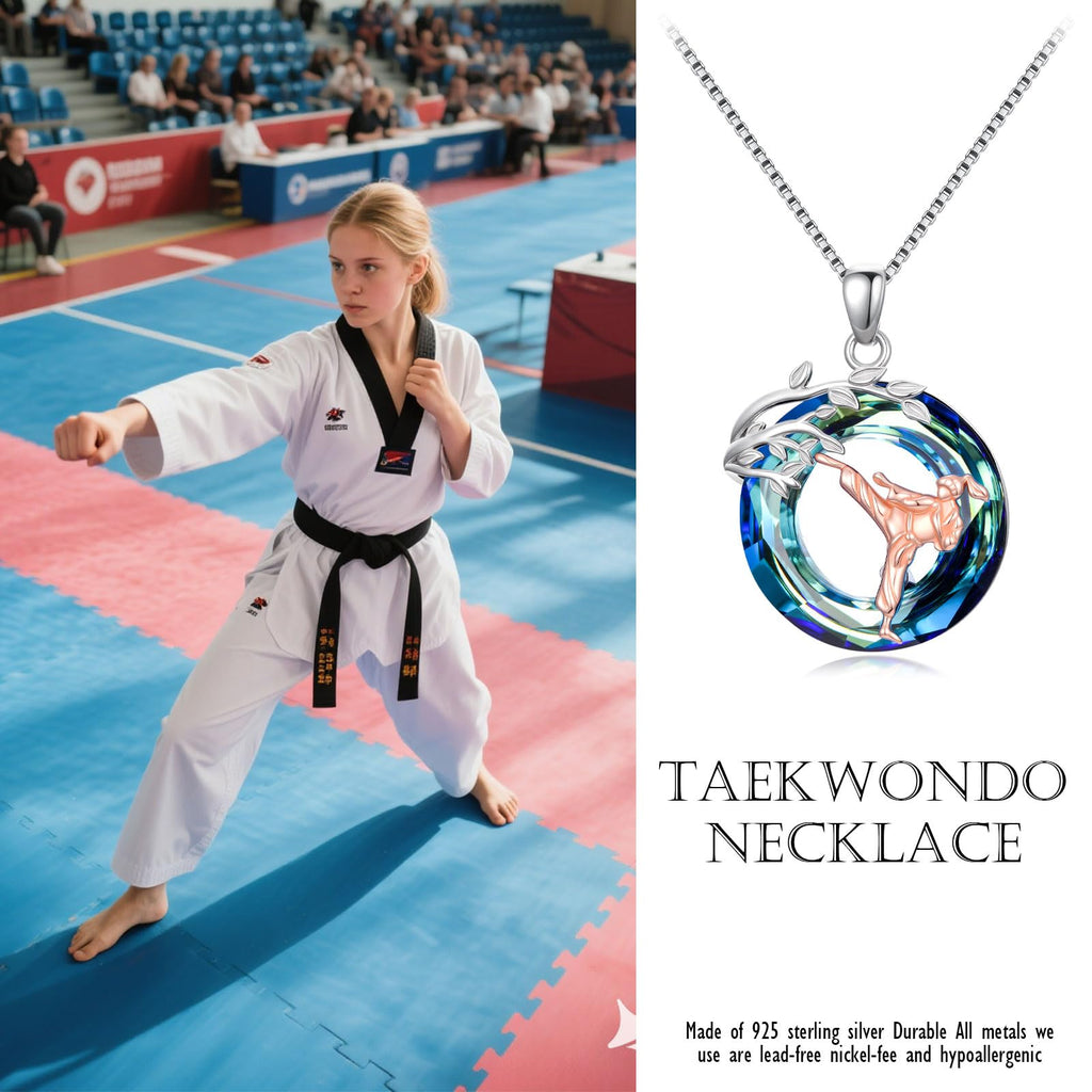Sport/Music Necklace for Women 925 Sterling Silver Crystal Pendant Tree of Life Jewelry Gifts for Sport Players