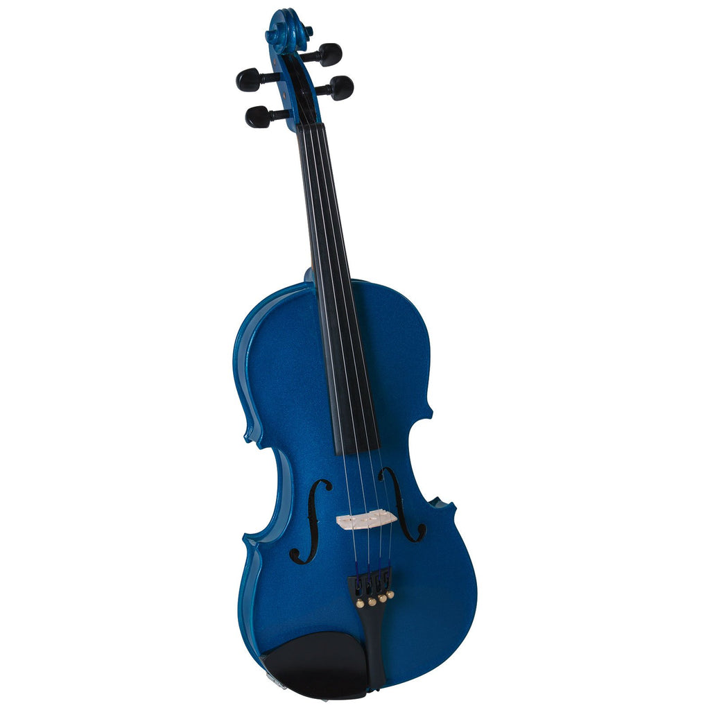 Cremona SV-75 Premier Novice Violin Outfit – 1/8 Size – Hand-Carved Spruce & Maple, Prelude Strings, Fine Tuners, Kaufman-Style Chinrest, Right-Handed